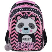 Resim Muggle Okul Çantası Panda Siyah Mu-7303 