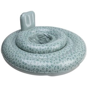 Resim Swim Essentials Leopard Green Bebek Sırt Destekli Yüzme Simidi 