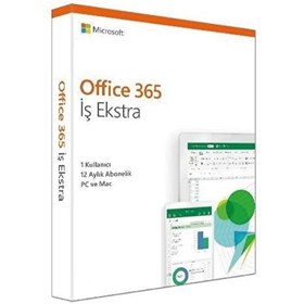 Resim Microsoft 365 İş Standart-Türkçe Kutu 1 Yıl (KLQ-00437) MICROSOFT