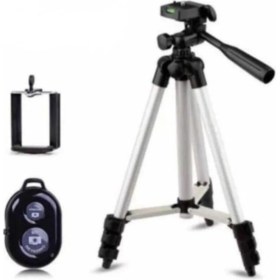 Resim İstanbul Teknoloji Profesyonel Bluetooth Kumandalı Tripot, Fotoğraf ve Video Çekimi 106 cm Telefon Tutuculu 