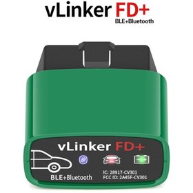 Resim Vgate VLinker FD+ ELM327 OBD2 Araç Teşhis Cihazı BL 