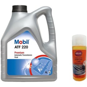 Resim Mobil Atf 220 Otomatik Şanzıman Yağı 4 L + Cam Suyu Şampuanı 50 ML 