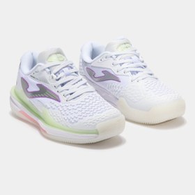 Resim Joma TACELW2502C Ace Lady Kadın Toprak Kort Beyaz Tenis Ayakkabı 