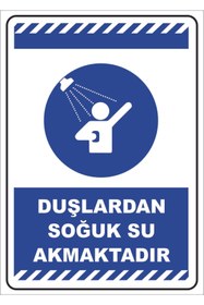 Resim vizyon trafik DUŞLARDAN SOĞUK SU 35x50 cm Sticker 