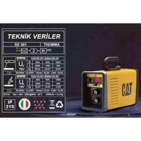 Resim DZ201 200 Amper Tıg Lıft/mma Çanta Tipi Profesyonel Dijital Inverter Kaynak Makinesi 
