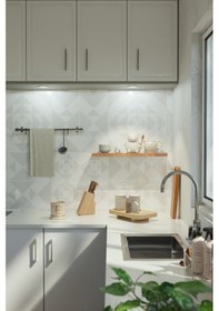 Resim Yankı-BYEG 60 cm Safir Meşe Mdf Gizli Bağlantı Duvar Rafı Kitaplık 