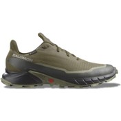 Resim Salomon Alphacross 5 Gore-tex Haki Siyah Outdor Ayakkabı 473103 Haki 