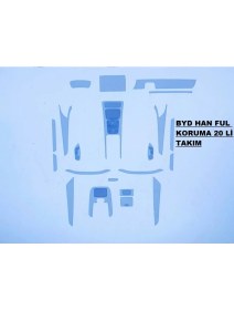 Resim Byd Han 2022 2025 Nano Tpu Koruma Full Set 20 Li Takım 
