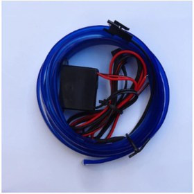 Resim Carub Araç Içi Işıklı Led Mavi Ip Neon 