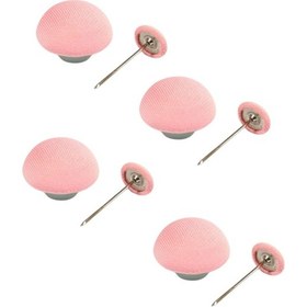 Resim Nevresim Çarşaf Tutucu 4'lü Pembe 