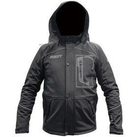Resim Forte Gt 1084 Babil Full Koruma 4 Mevsim Kışlık Softshell Motosiklet Montu Xl Beden Siyah 