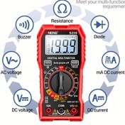Resim ANENG SZ06 Akıllı Çok Fonksiyonlu Elektrikçiler için Özel Dijital Multimetre AC/DC Voltaj Ölçer, 2000 Sayım DC Akım Ohm Direnç Diyot Veri Saklama Test Cihazı Ev Kullanımı İçin Ölçüm Araçları Pil Dahil Değildir 