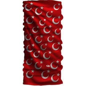 Resim Pirate & Parrot Bayrak Unisex Dikişsiz Motor Bisiklet Yüz Maskesi Bandana Çok Renkli 