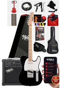 Resim Midex Tlx-50wb-25amp Tele Kasa Maple Klavye 2 Single-coil 25w Amfili Elektro Gitar 