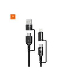 Resim Mcdodo Ca-8070 60W 3A 4In1 Hızlı Şarj Data Kablo 1.2M Siyah (525852039) 