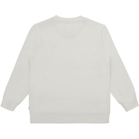 Resim Erkek Çocuk Beyaz Bisiklet Yaka Sweatshirt - Beyaz / 7-8 yaş 