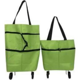 Resim Venüs Shopping Katlanabilir Tekerlekli Çantalı Çarşı Pazar Arabası Alışveriş Çantası Piknik Çantası 