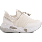 Resim Aspor Beyaz Taş İşlemeli Kadın Sneaker Çok Renkli 