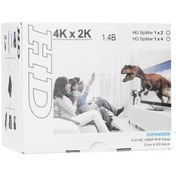 Resim HYTECH HY-LU2, 2xHDMI, 2K-4K, Monitör Çoklayıcı, (1PC-2Monitör) 