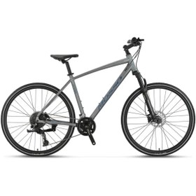Resim Mosso LEGARDA-PRO-X18-MSM ERKEK ŞEHİR BİSİKLETİ 510H HD 28 JANT 18 VİTES ANTRASİT LACİVERT 