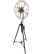 Resim Biev Ayaklı Vantilatör Lambader Altın 