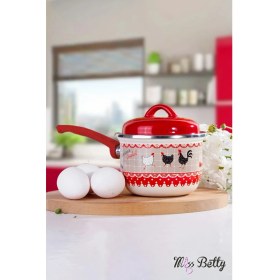 Resim Miss Betty Rafadan Emaye Yumurta ve Sos Tenceresi 