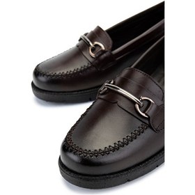 Resim Tamer Tanca Kadın Hakiki Deri Kahverengi Casual Ayakkabı 1095 8092 Bn Ayk Y25 Kahve Dr Kahverengi 