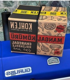 Resim Doğal Meşe Mangal Kömürü, 5 Kg Özel Paket 