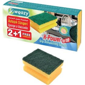 Resim Weazy Xpower 3'lü Oluklu Bulaşık Süngeri 