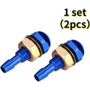 Resim Elmpaly 2 Adet Mavi Alüminyum Alaşım Oto Cam Sileceği Püskürtücü Nozul Seti 