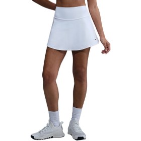 Resim Nike One Dri-Fit Kadın Beyaz Antrenman Etek IH8614-100 