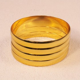 Resim Bohemian Parlak Altın Tonlu Kadın Bilekliği - Etiyopya Esintili Açık Tasarım, Partiler, Karnavallar ve Randevular İçin | Dayanıklı Yıl Boyu Takı Hediyesi 