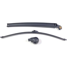 Resim Vw Volkswagen Caddy 2004-2010 Arka Cam Silecek Kolu Kapağı Süpürgesi Takımı 7H0955707A 