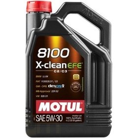 Resim Motul 8100 X-Clean Efe 5W-30 4 Litre Motor Yağı (Üretim Yılı : 2024) 