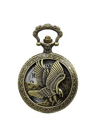 Resim Valkyrie Vintage Kartal Motifli Retro Köstekli Cep Saati - Beşiktaş Saat - Kutulu Hediyelik 