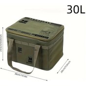 Resim Maxaccess Urbanwave Yeşil 7.93 Galon Çok Bölmeli Kamp Avcılık Dayanıklı El Çantası Yeşil 