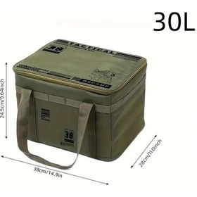 Resim Maxaccess Urbanwave Yeşil 7.93 Galon Çok Bölmeli Kamp Avcılık Dayanıklı El Çantası Yeşil 