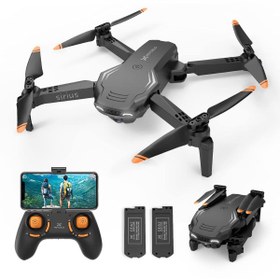 Resim GÜMRÜK BEY Heygelo Sirius S90 Kameralı Katlanabilir RC Quadcopter 3 Kademeli Çok Fonksiyonlu Drone 1080P 2 Pil 