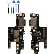 Resim Xiaomi Uyumlu Note 7 Pro Mikrofon Usb Şarj Bordu Filmi Full 