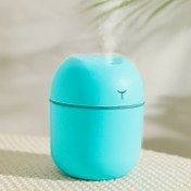 Resim Little Y Niu Niu Taşınabilir USB Nemlendirici & Aromaterapi Difüzörü - Sessiz Çalışma, İnce Buhar, 3 Renk (Pembe/Beyaz/Mavi), Ev, Ofis, Yatak Odası için Kompakt Tasarım 