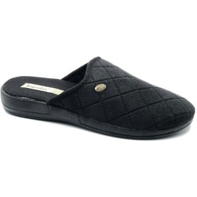 Resim Kocamanlar Ayakkabı Bento K-670 Damat Ev Terliği Ortapedik Erkek Terlik SİYAH 