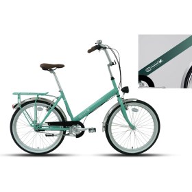 Resim Carraro Poni 24 24 Jant 45 cm 3-V Vb Yeşil-Mavi-Mor-Beyaz-Bukalemun Şehir Bisikleti 
