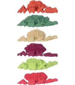 Resim Kinetik Kum Kurumayan 2 Kg 500gr 4 Renk Kinetik Oyun Hamuru 