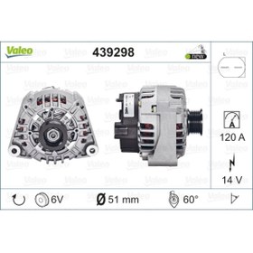 Resim Valeo Alternatör Mercedes -439298 Uyumlu 