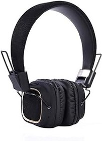 Resim ADITAM Kablosuz kulaklık, Bluetooth 4.2 sistemi kablosuz ve kablolu evrensel tak kartı müzik, ağır bas, uzun bekleme süresi, çağrıları yanıtlayabilir, siyah Double The Comfort 
