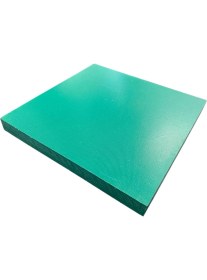 Resim İpekbazaar Deri Hobi Kesim ve Zımba Takozu 20X20X2 cm Sert Plastik Deri El Aleti 