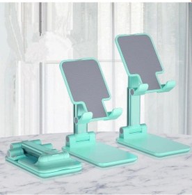 Resim Masaüstü Katlanabilir Telefon Tutucu Ergonomik Yapı Stand 