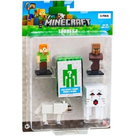 Resim Minecraft 3d Figür Toppeez 5'li Set Mc2040 Model 3 Minecraft 