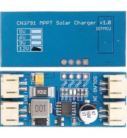 Resim Alkatronik 12V Solar Panel ile 1s 3.7V Lityum Pil Mppt Şarj Kartı CN3791 Akü 