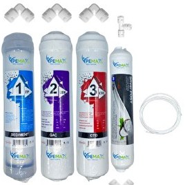 Resim Pemax Water Solutions Kapalı Kasa Su Arıtma Cihazlarına Uygun STD 4'lü Gümüş İyonlu Tatlandırıcı Set 